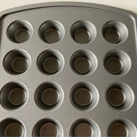 Mini Muffin Metal Baking Sheet 24 Slots 11” x 17” - Picture 3 of 8